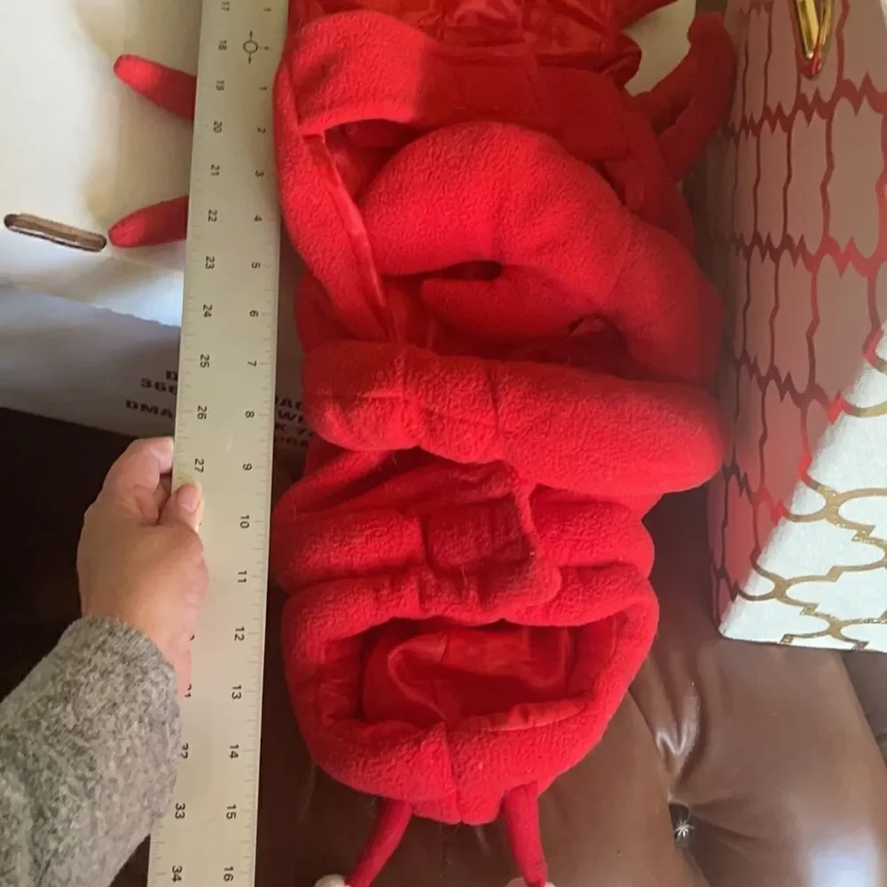 🦞 🎃 ADORABLE Red ROCK Lobster Halloween costume!